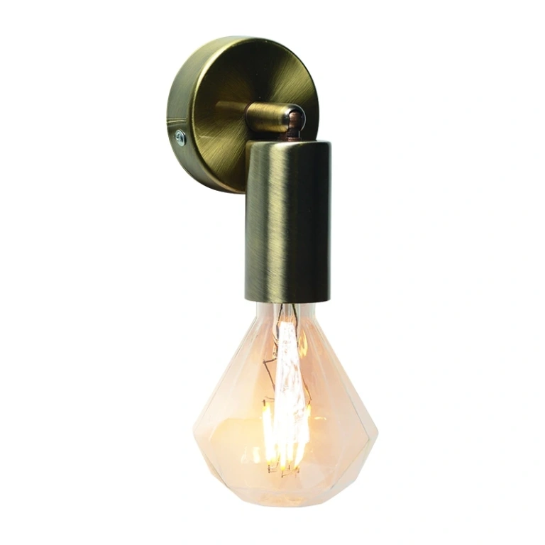 спот mohicans, antique brass, aca lighting, 1xE27, sut1911pb