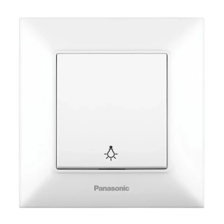 Аркедия Слим ключ стълбищен, бял, panasonic, WNTC00162WH