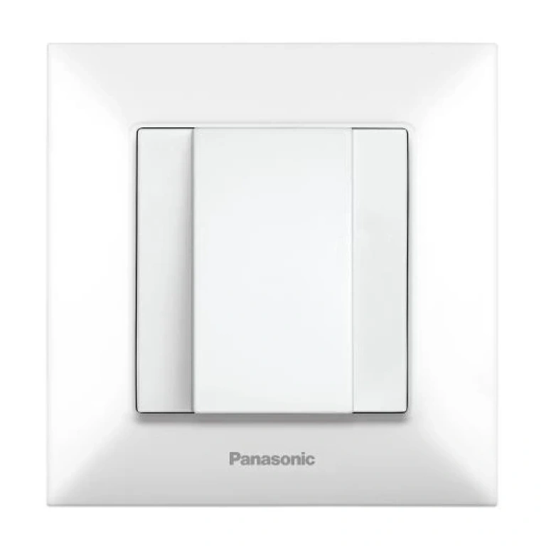 Аркедия Слим кабелен изход, бял, panasonic, WNTC07022WH