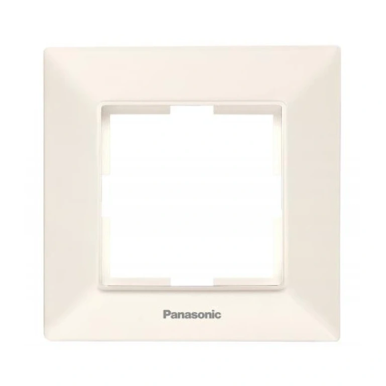Аркедия Слим единична рамка, крем, panasonic, WNTF08012BG