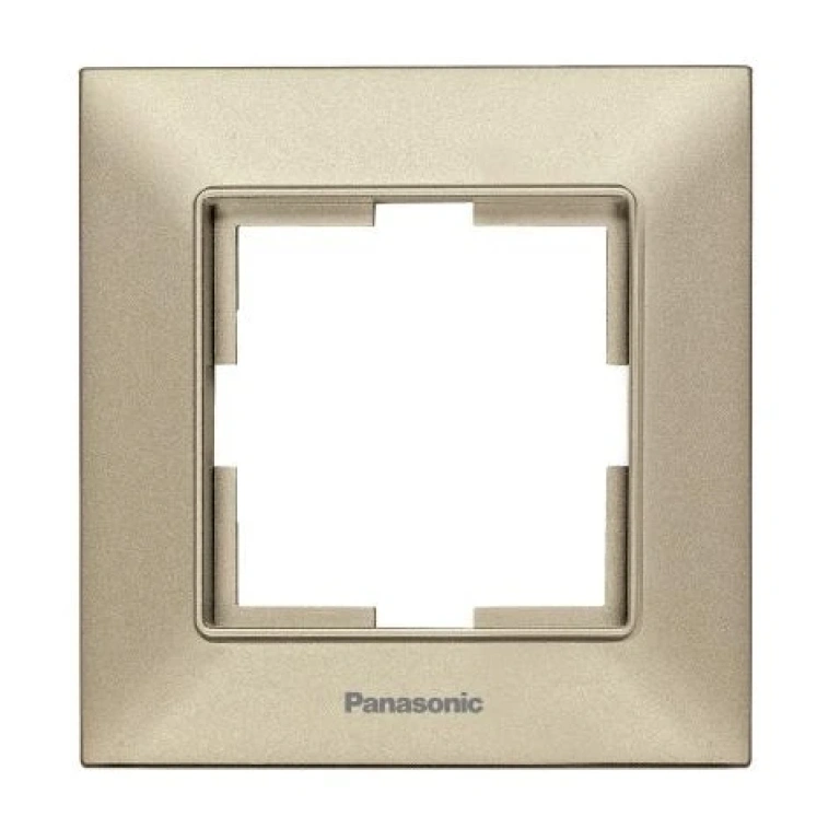 Аркедия Слим единична рамка, бронз, panasonic, WNTF08012BR