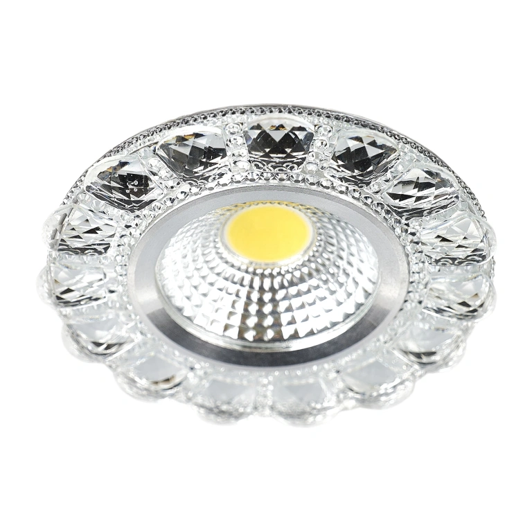 Луна за вграждане Dance, хром, elbulgaria, led 3w 4000k + 3w RGB, 2640