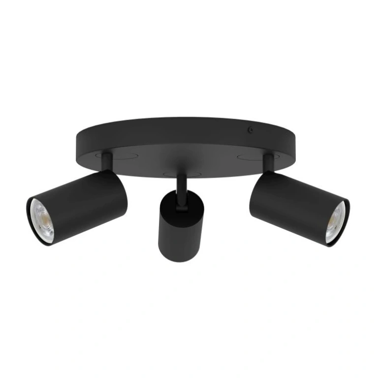 Спот telimbeza-z, black, eglo, 3xGU10, warm white-natural white-cold white, 3x345lm, rgb, 900336