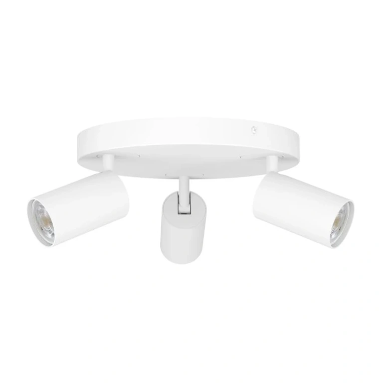 спот telimbeza-z, white, eglo, 3xGU10, warm white-natural white-cold white, 3x345lm, rgb, 900338