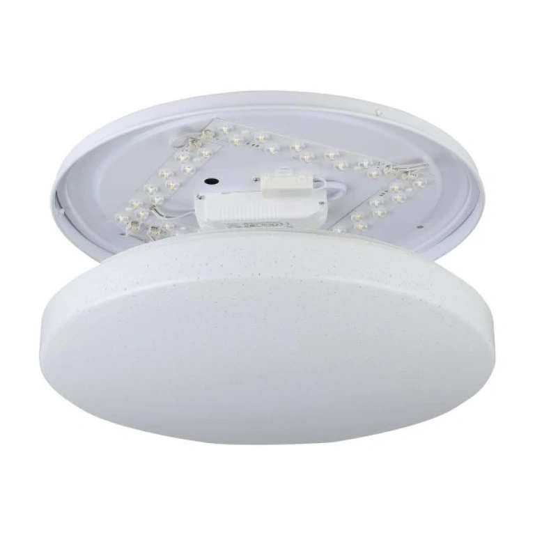 Плафон totari-z, white/crystal effect, eglo, 4xled 4.8w, warm white-neutral white-cold white, 2160lm, 900636