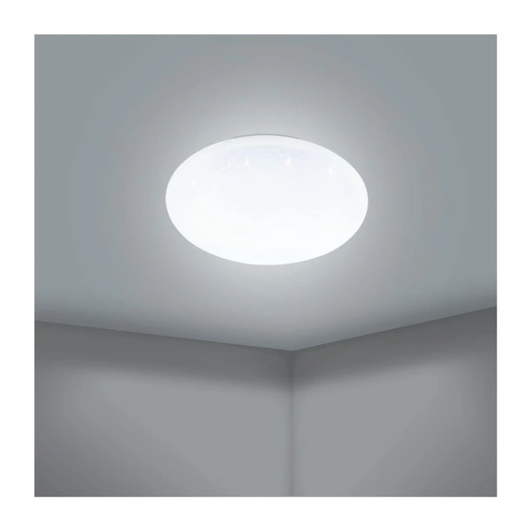 Плафон totari-z, white/crystal effect, eglo, 4xled 4.8w, warm white-neutral white-cold white, 2160lm, 900636