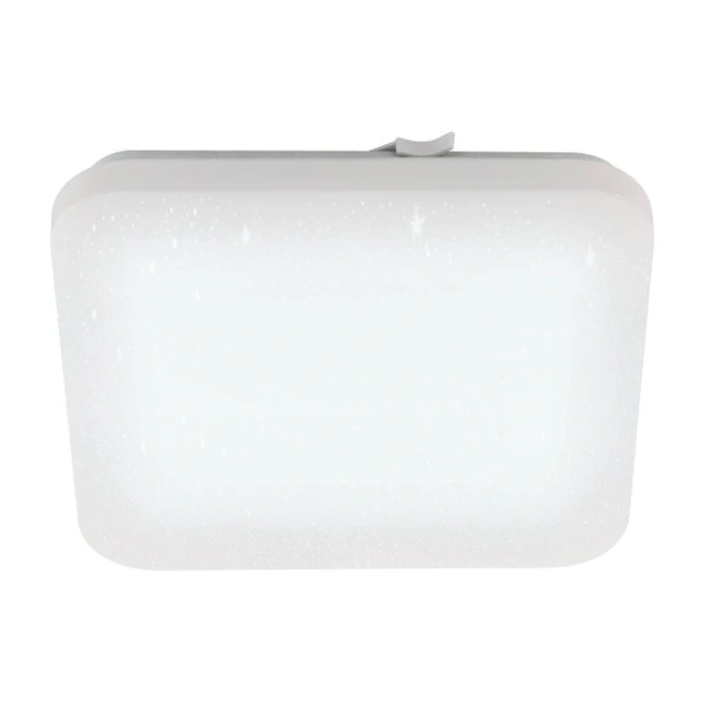 Плафон frania-s, white/crystal effect, eglo, led 14.6w, neutral white, 1600lm, 900364