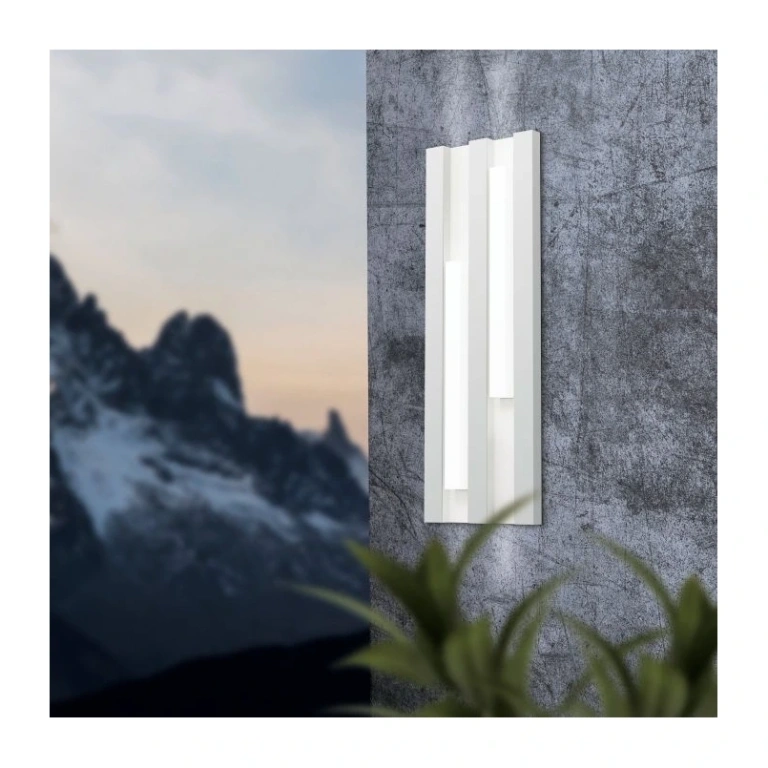 Градински аплик fandina, white, eglo, 2xled 4.5w, warm white, 1000lm, 900119