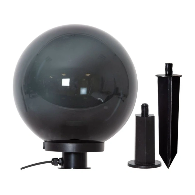 Градински лампион monterollo smoke, black/black-transparent, eglo, 1xE27, 900202