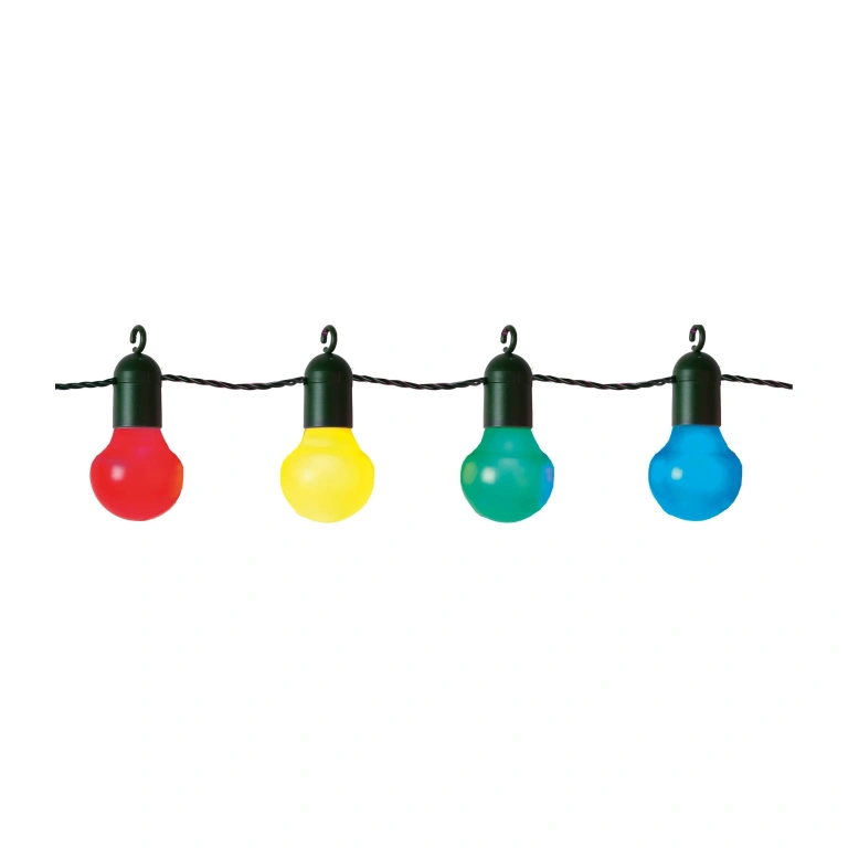Градинска светеща верига frosolone, green/coloured, eglo, 20xled 0.064w, multicoloured, 900212