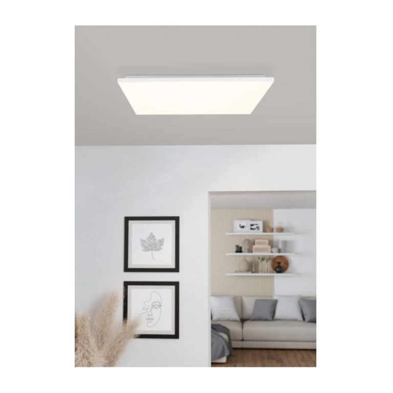 Led панел trupiana, white, eglo, led 21.5w, warm white-neutral white-cold white, 2600lm, rgb, 900568