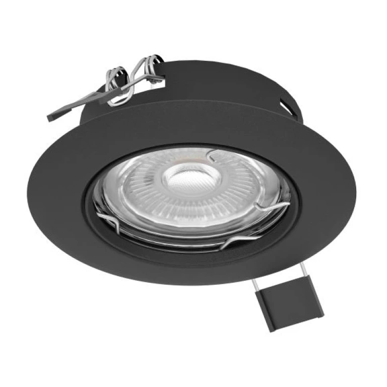Комплект 3 броя луна за вграждане peneto, black, eglo, 3xGU10, warm white, 3x250lm, 900754