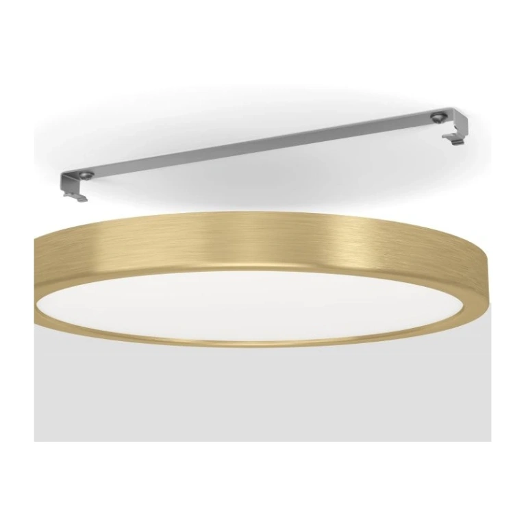 Led панел за външен монтаж fueva 5, brushed brass/white, eglo, led 20.5w, warm white, 2400lm, 900182