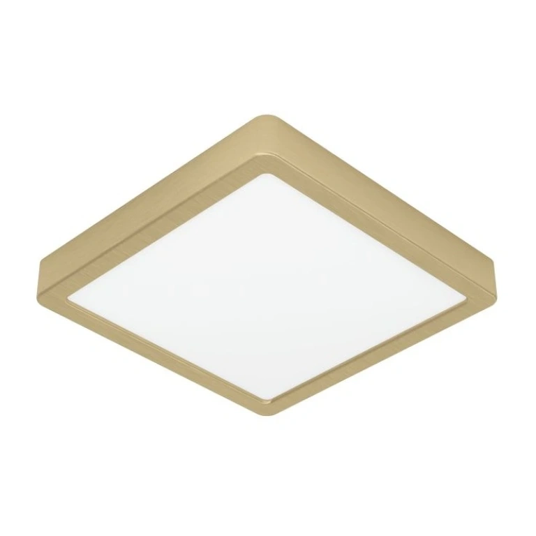 Led панел за външен монтаж fueva 5, brushed brass/white, eglo, led 17w, warm white, 2000lm, 900183