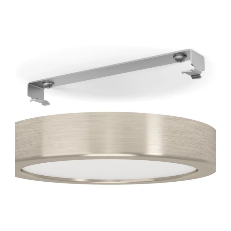 Led панел за външен монтаж fueva 5, satin nickel/white, eglo, led 11w, warm white, 1350lm, 900583