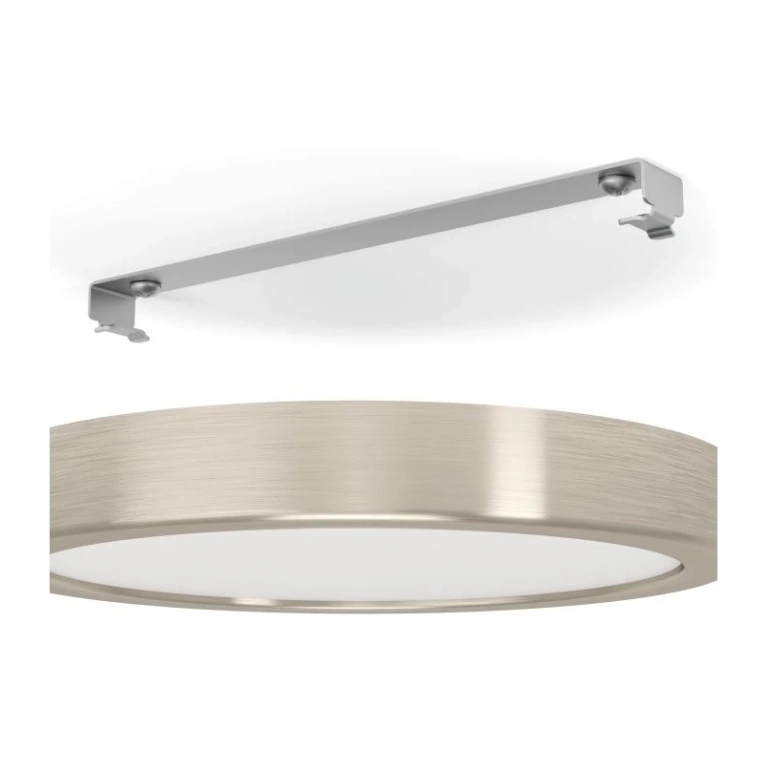 Led панел за външен монтаж fueva 5, satin nickel/white, eglo, led 17w, warm white, 2000lm, 900584