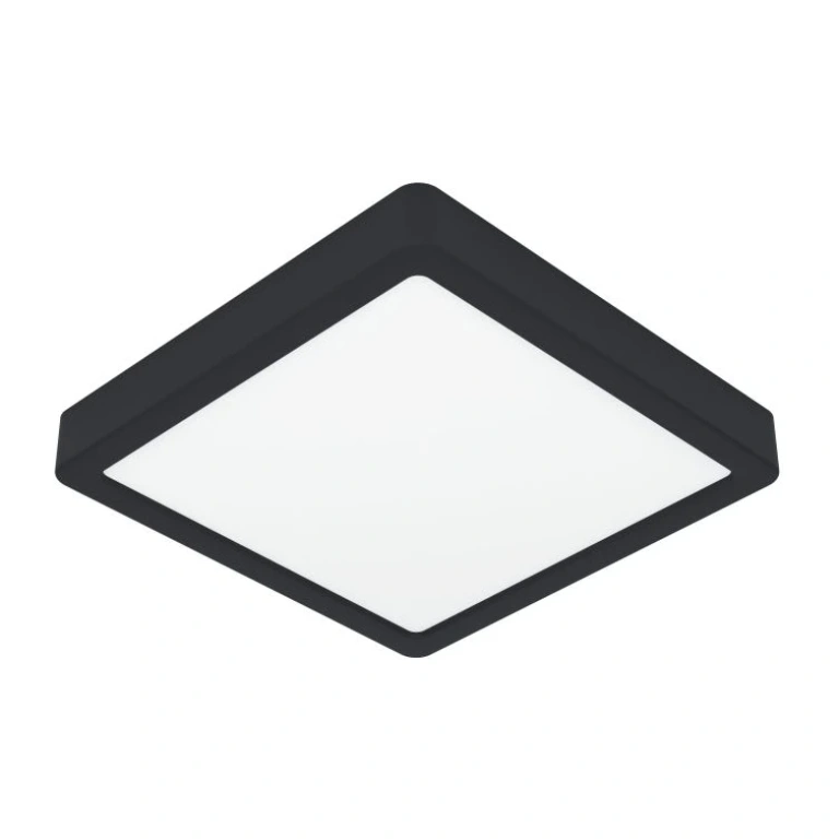 led панел за външен монтаж fueva 5, black/white, eglo, led 17w, warm white, 2000lm, 900587