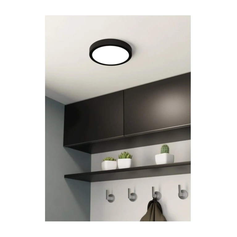 Led панел за външен монтаж fueva 5, black/white, eglo, led 17w, warm white, 2000lm, 900653