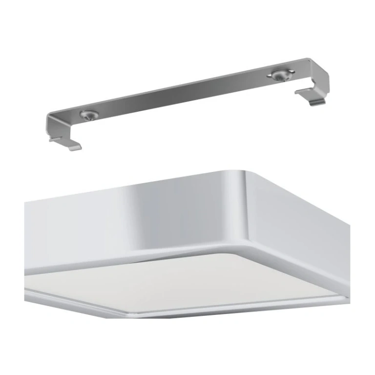 Led панел за външен монтаж fueva 5, chrome/white, eglo, led 11w, warm white, 1350lm, 900649
