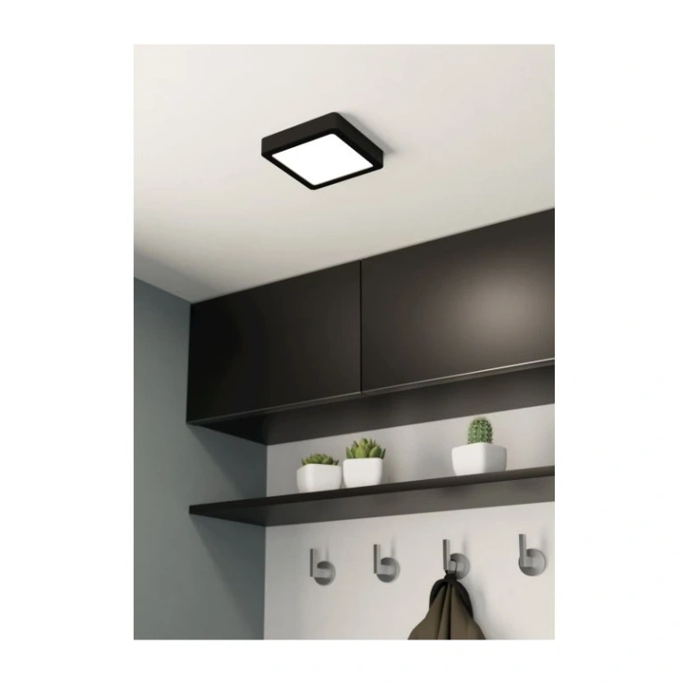 Led панел за външен монтаж fueva 5, black/white, eglo, led 11w, warm white, 1350lm, 900643