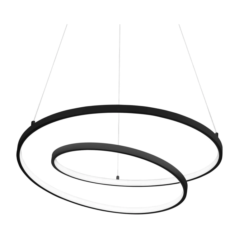 Пендел oz, black, ideal lux, led 48w, 3000k, 5300lm, 304557