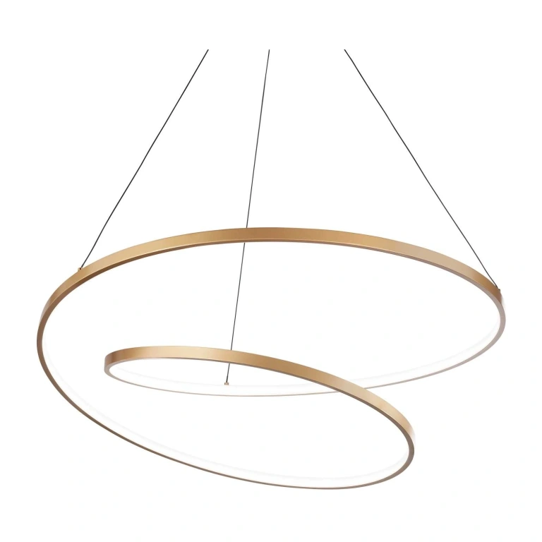 пендел oz, brass, ideal lux, led 48w, 3000k, 5300lm, 304564
