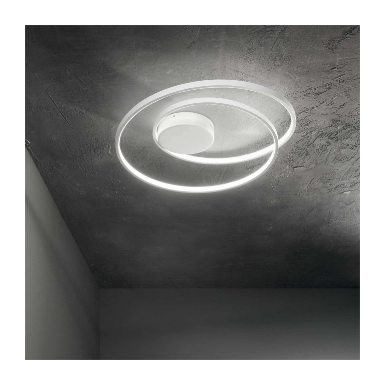 Плафон oz, white, ideal lux, led 48w, 3000k, 5200lm, 304519