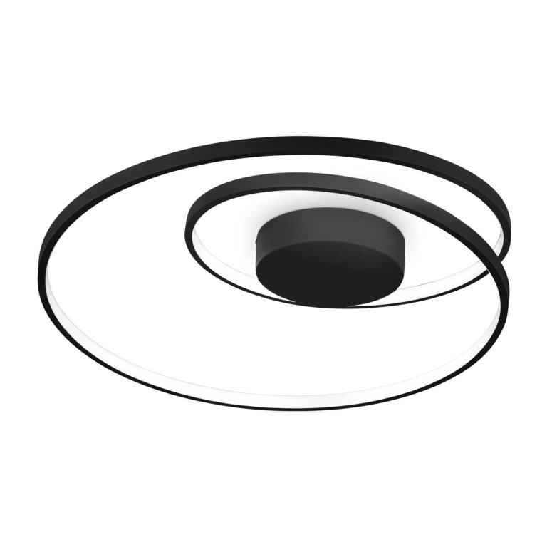 плафон oz, black, ideal lux, led 48w, 3000k, 5200lm, 304526