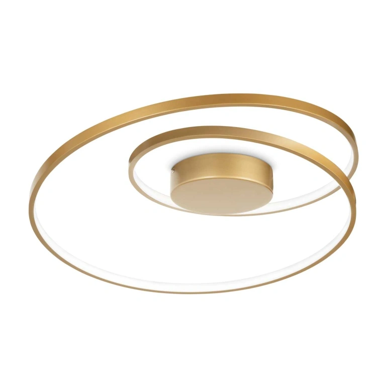 плафон oz, brass, ideal lux, led 48w, 3000k, 5800lm, 304533