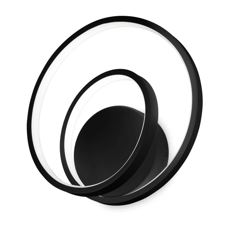 аплик oz, black, ideal lux, led 28w, 3000k, 2500lm, 304496