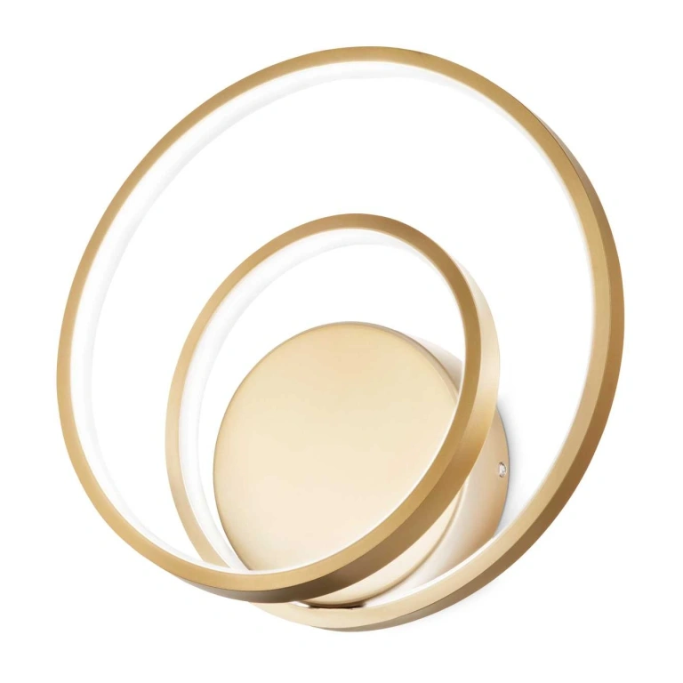 Аплик oz, brashed brass, ideal lux, led 28w, 3000k, 2500lm, 304502