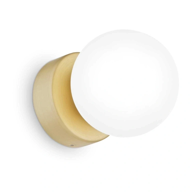 аплик perlage, satin brass, ideal lux, 1xG9, 3000k, 370lm, 292410