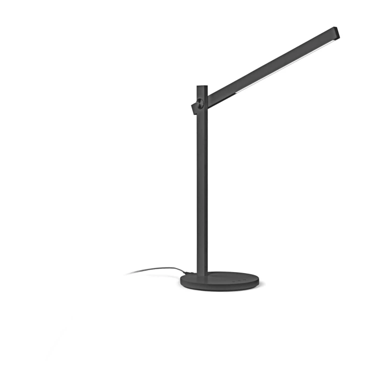 работна лампа pivot, matt black, ideal lux, led 7.5w, 3000k, 700lm, 289151