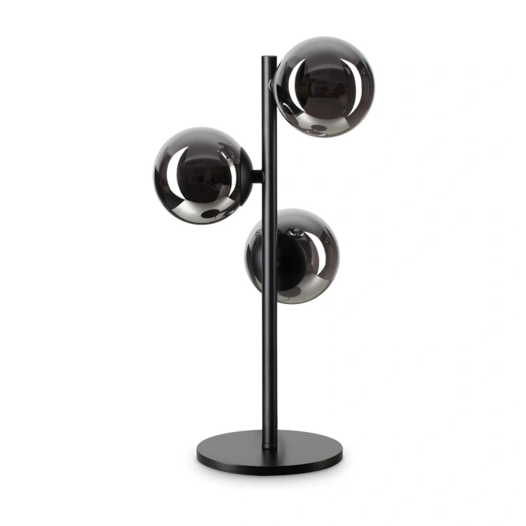 настолна лампа perlage, matt black, ideal lux, 3xG9, 3000k, 3x370lm, 292465