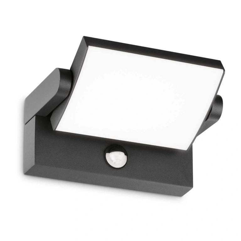 градински аплик swipe, anthracite, ideal lux, led 21w, 3000k, 2300lm, sensor, 287713
