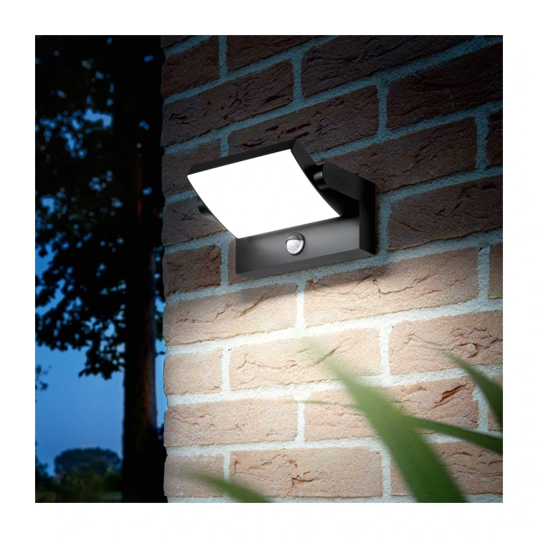 Градински аплик swipe, coffee, ideal lux, led 21w, 3000k, 2300lm, sensor, 307176
