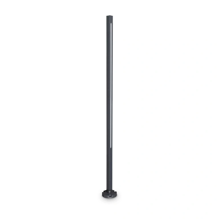 Градински стълб jedi, anthracite, ideal lux, led 19w, 3000k, 2250lm, 306797