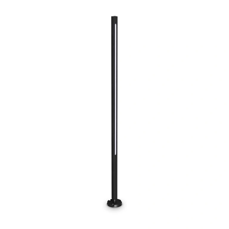 градински стълб jedi, black, ideal lux, led 19w, 3000k, 2250lm, 293196