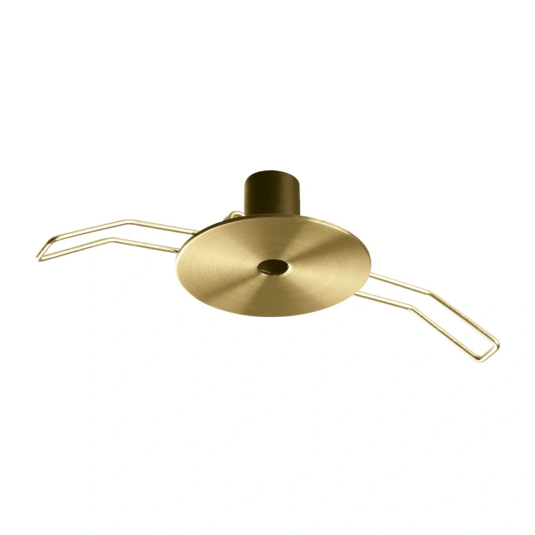 основа за пендел recessed ceiling roses, 1 cabel, matt gold, ideal lux, 307121