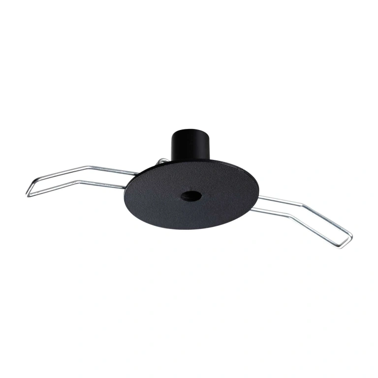 основа за пендел recessed ceiling roses, 1 cabel, black, ideal lux, 307114