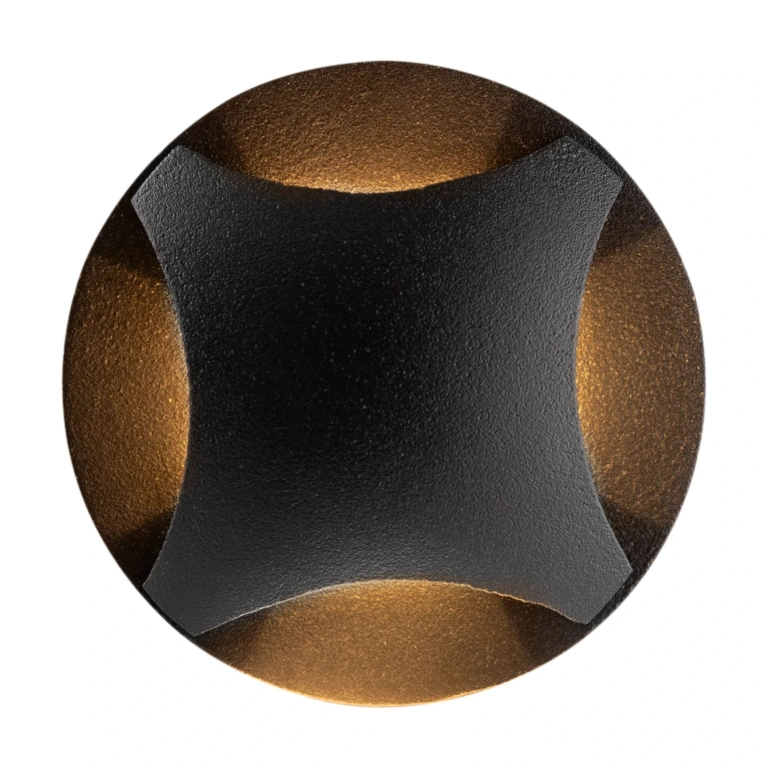 Градинска луна biscotti, black, maytoni, led 3w, 3000k, 60lm, o036-l3b3k