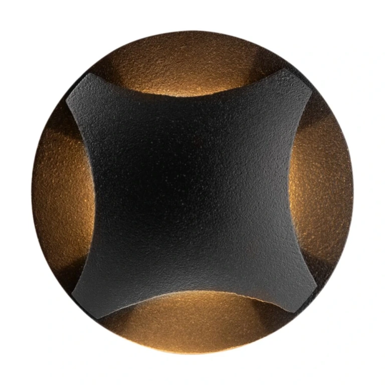 Градинска луна biscotti, black, maytoni, led 3w, 3000k, 60lm, o036-l3b3k