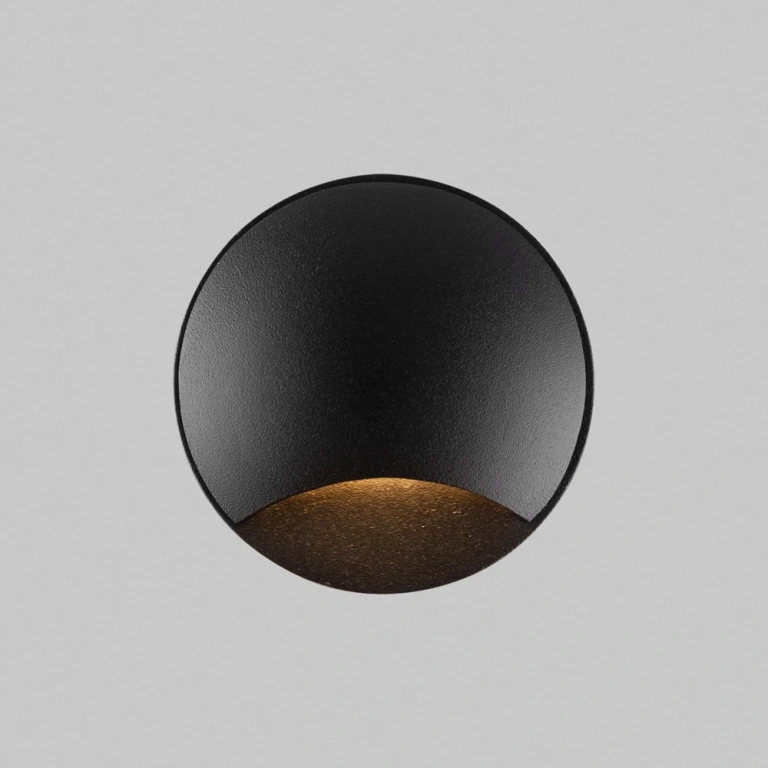 Градинска луна biscotti, black, maytoni, led 3w, 3000k, 30lm, o035-l3b3k