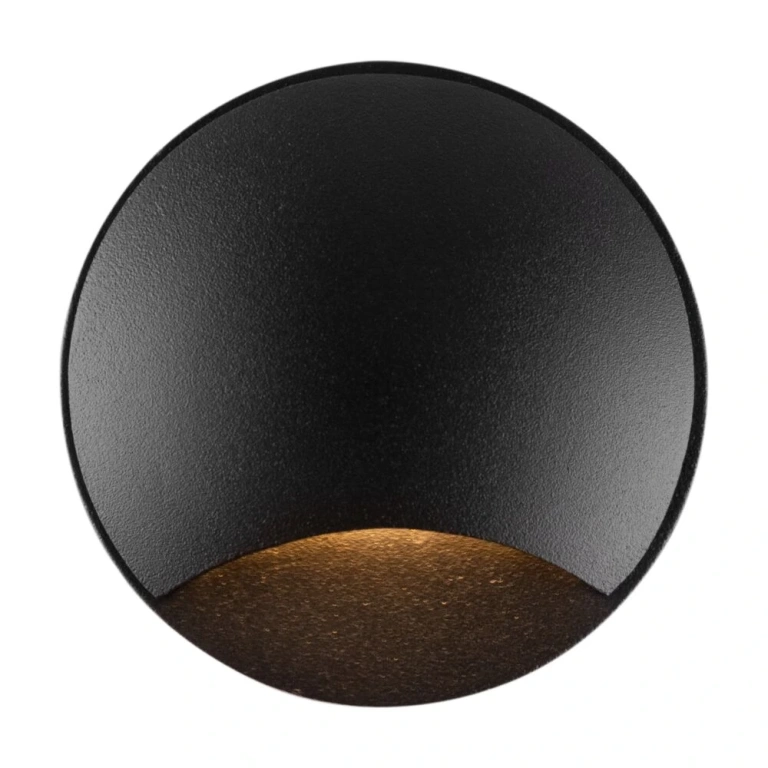 Градинска луна biscotti, black, maytoni, led 3w, 3000k, 30lm, o035-l3b3k