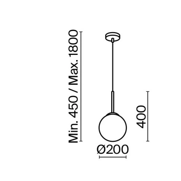 Пендел basic form, gold, maytoni, 1xE14, mod321pl-01g3
