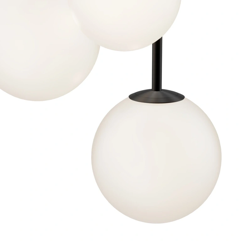 Полилей basic form, matt black, maytoni, 3xE14, mod321pl-03b