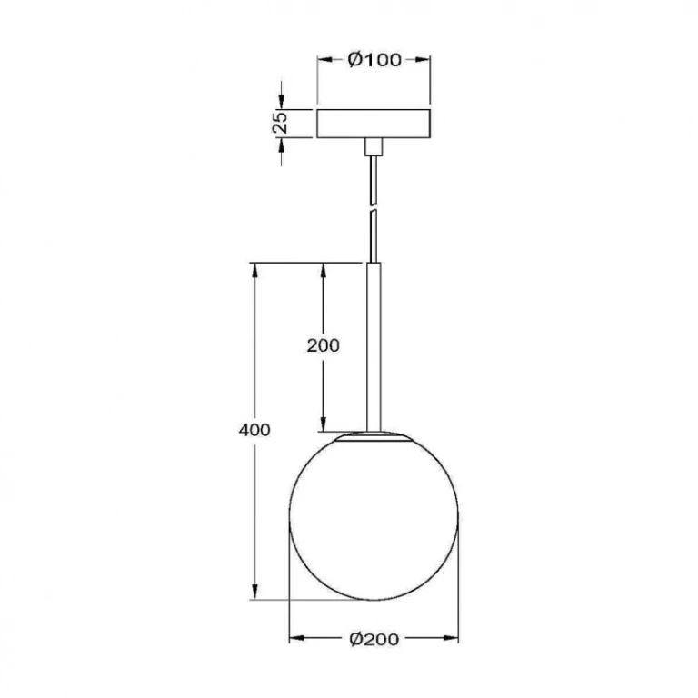 Пендел basic form, matt black, maytoni, 1xE14, mod321pl-01b