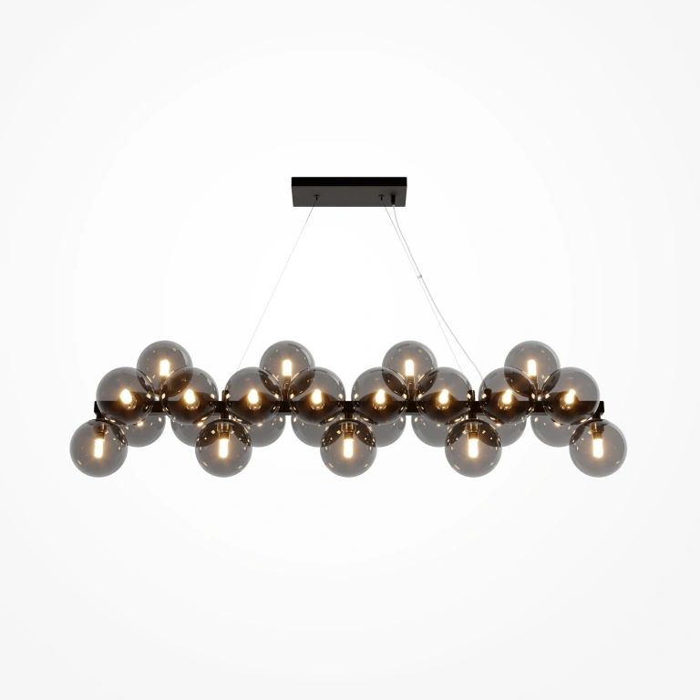 полилей dallas, black, maytoni, 25xG9, mod547pl-25b