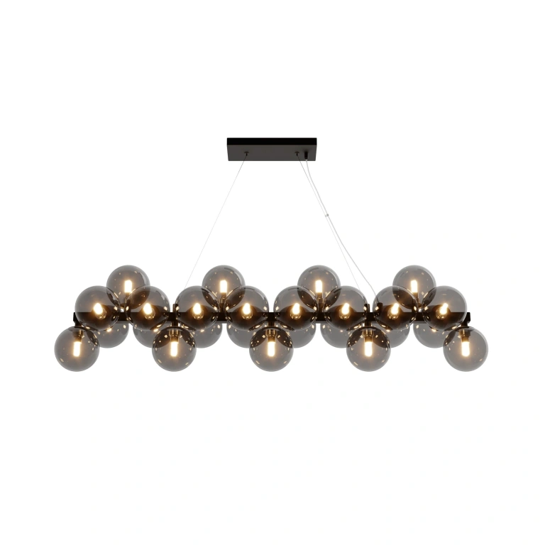 Полилей dallas, black, maytoni, 25xG9, mod547pl-25b