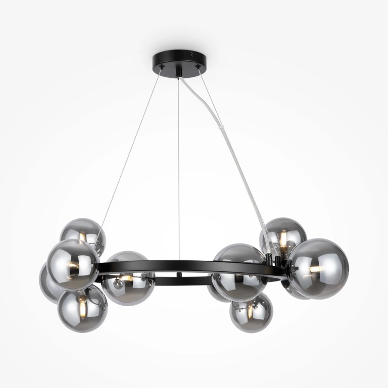 полилей dallas, black, maytoni, 11xG9, mod545pl-11b